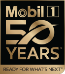 Mobil1 50th Anniversary Logo